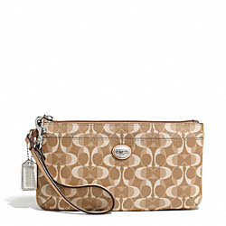 PEYTON DREAM C GO-GO WRISTLET - COACH f50590 - SILVER/LIGHT KHAKI/TAN