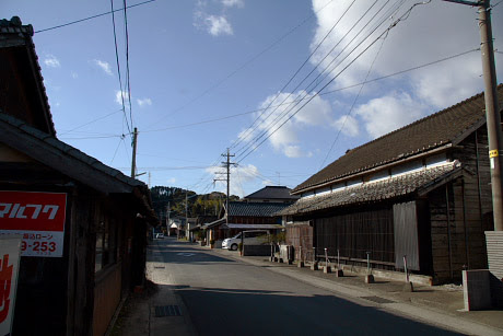 佐土原の古い町並み