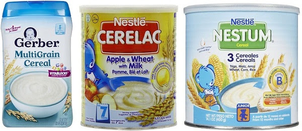 Earth's best baby cereal