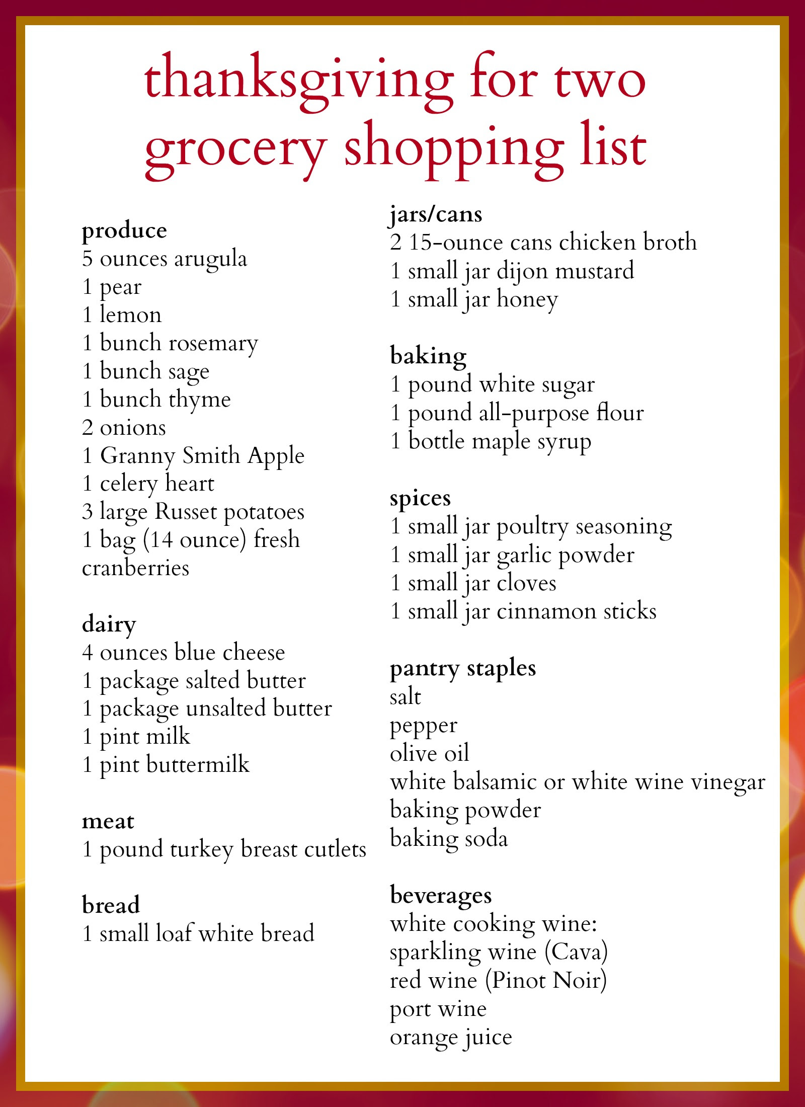 How To Cook Thanksgiving For Two People