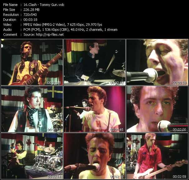 Screenshot of music video