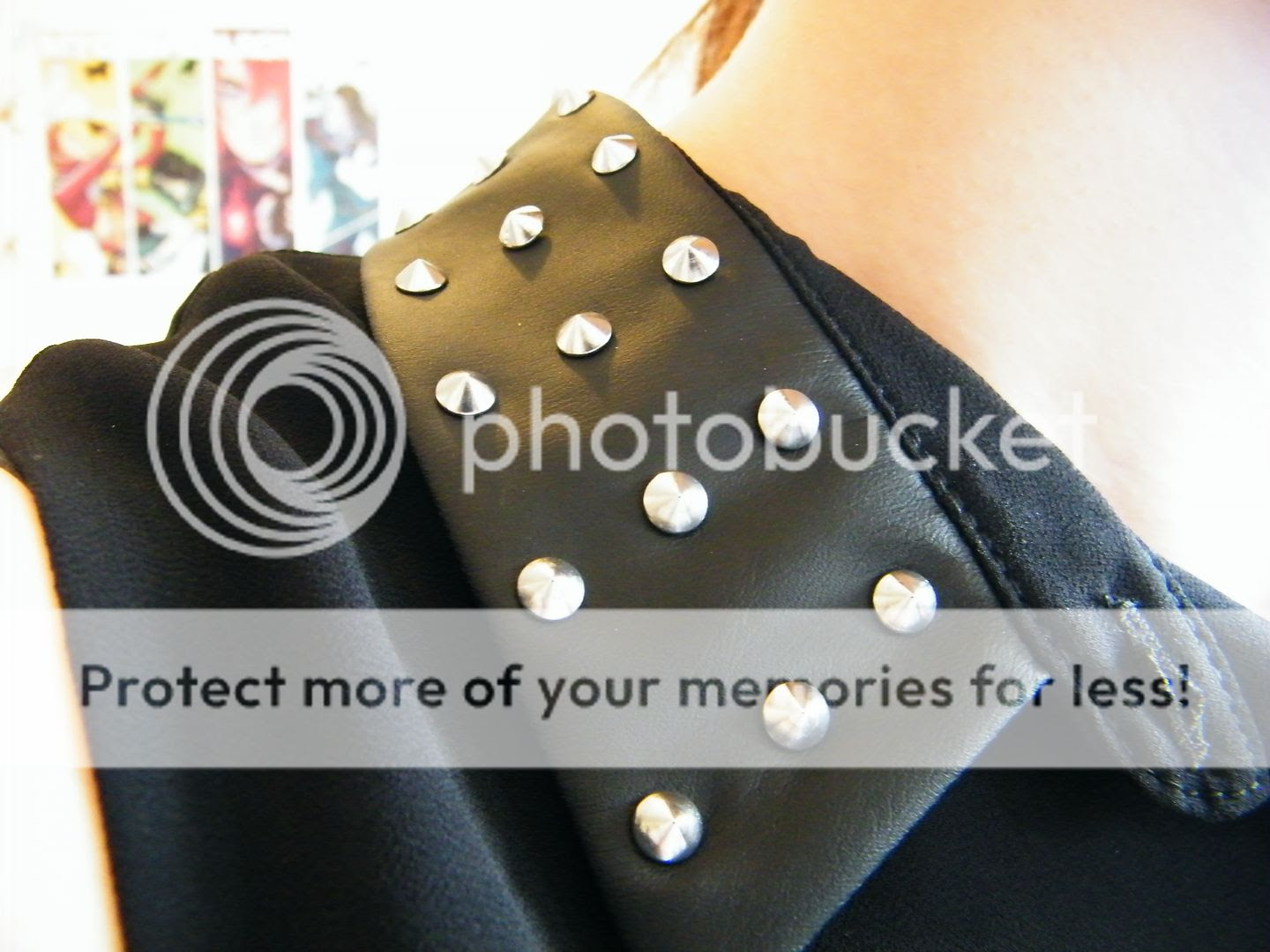 New Look Black Studded Collar Dress