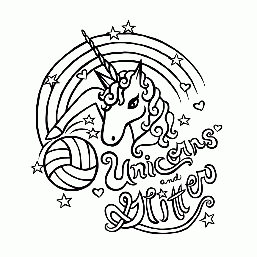 Free Unicorn Rainbow Coloring Pages Download Free Clip Art Free