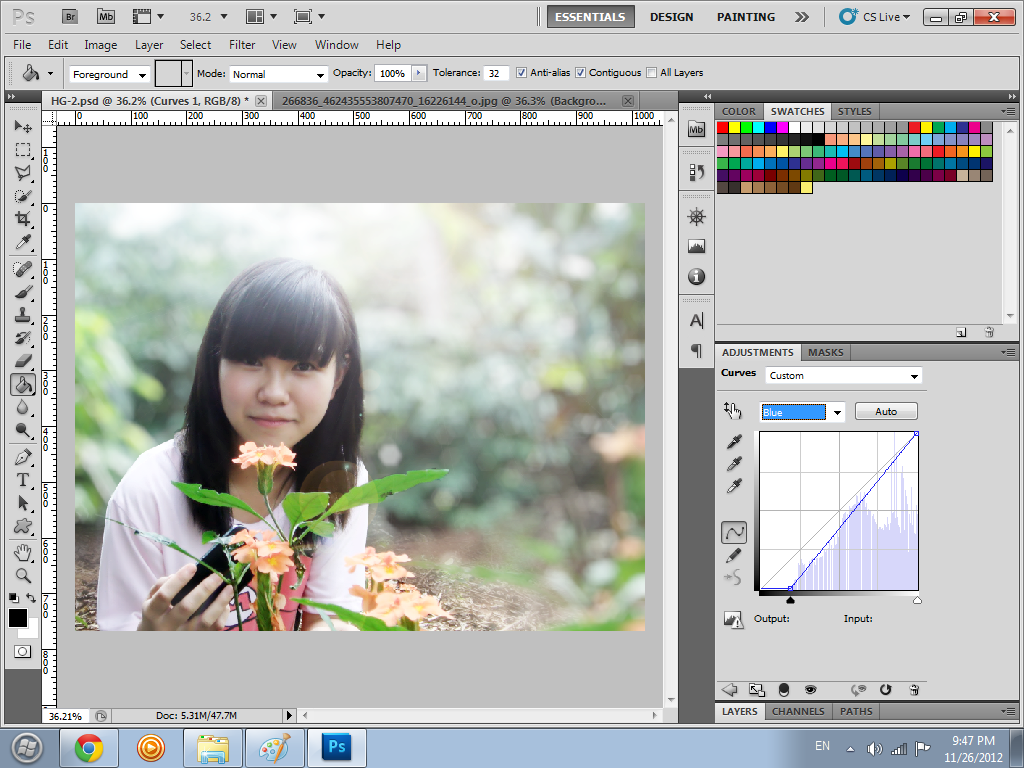 tutorial, photoshop, blend, xóa phông, bokeh, ánh sáng