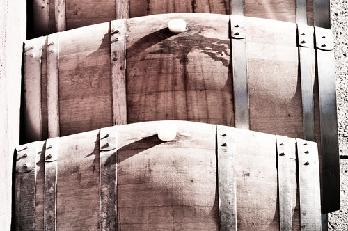 Barriques in the sun
