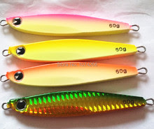fishing lure jigs 60g lead fish, slow jigging 5pcs/bag free shipping(China (Mainland))