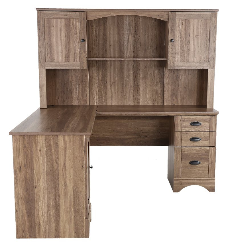 Corner Computer Desk With Hutch Harbor View Rc Willey