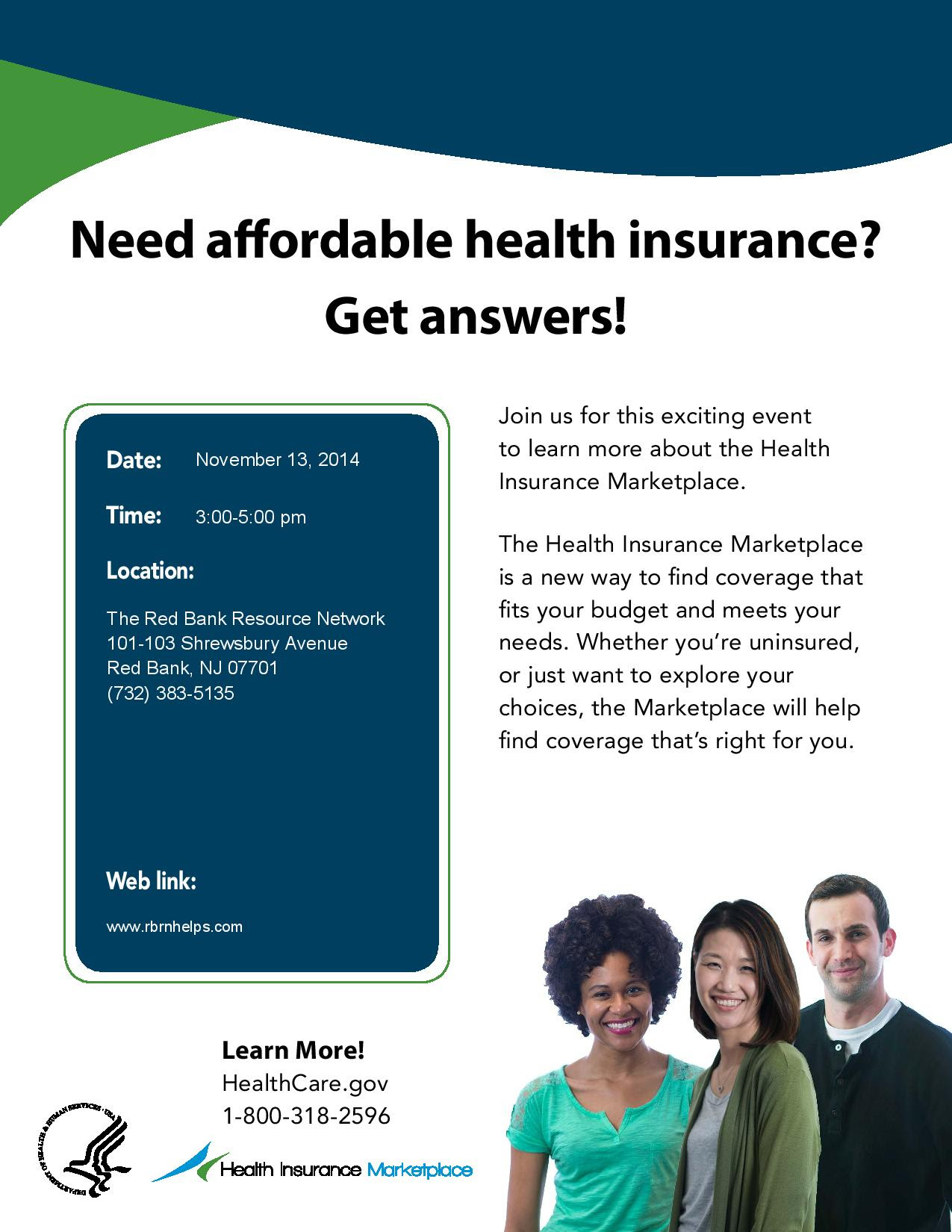 Red Bank Resource Network Health Insurance Enrollment Help Nov. 15  Middletown, NJ Patch