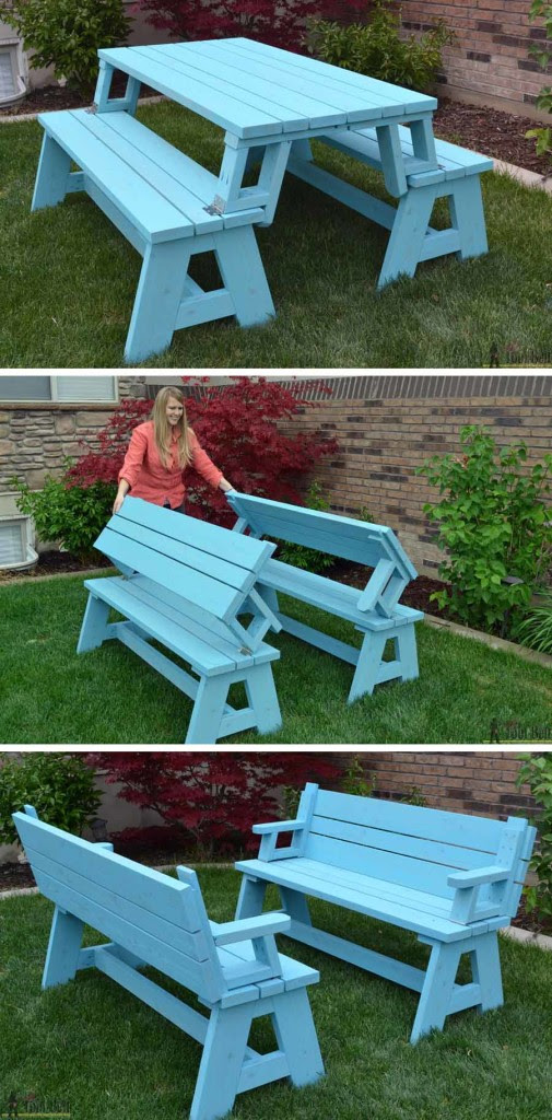 39 Free Picnic Table Plans To Build This Summer – Home And Gardening Ideas