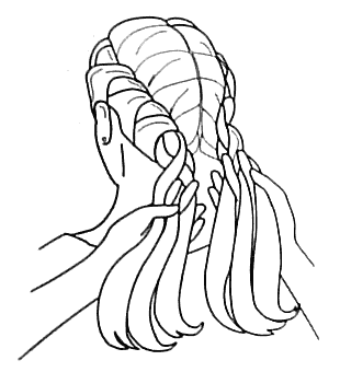 Princess Anne braid step 2