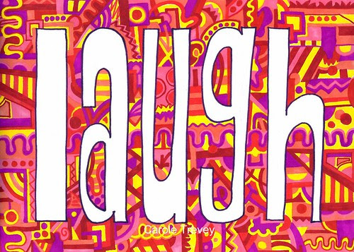 Laugh illustration on Canvas