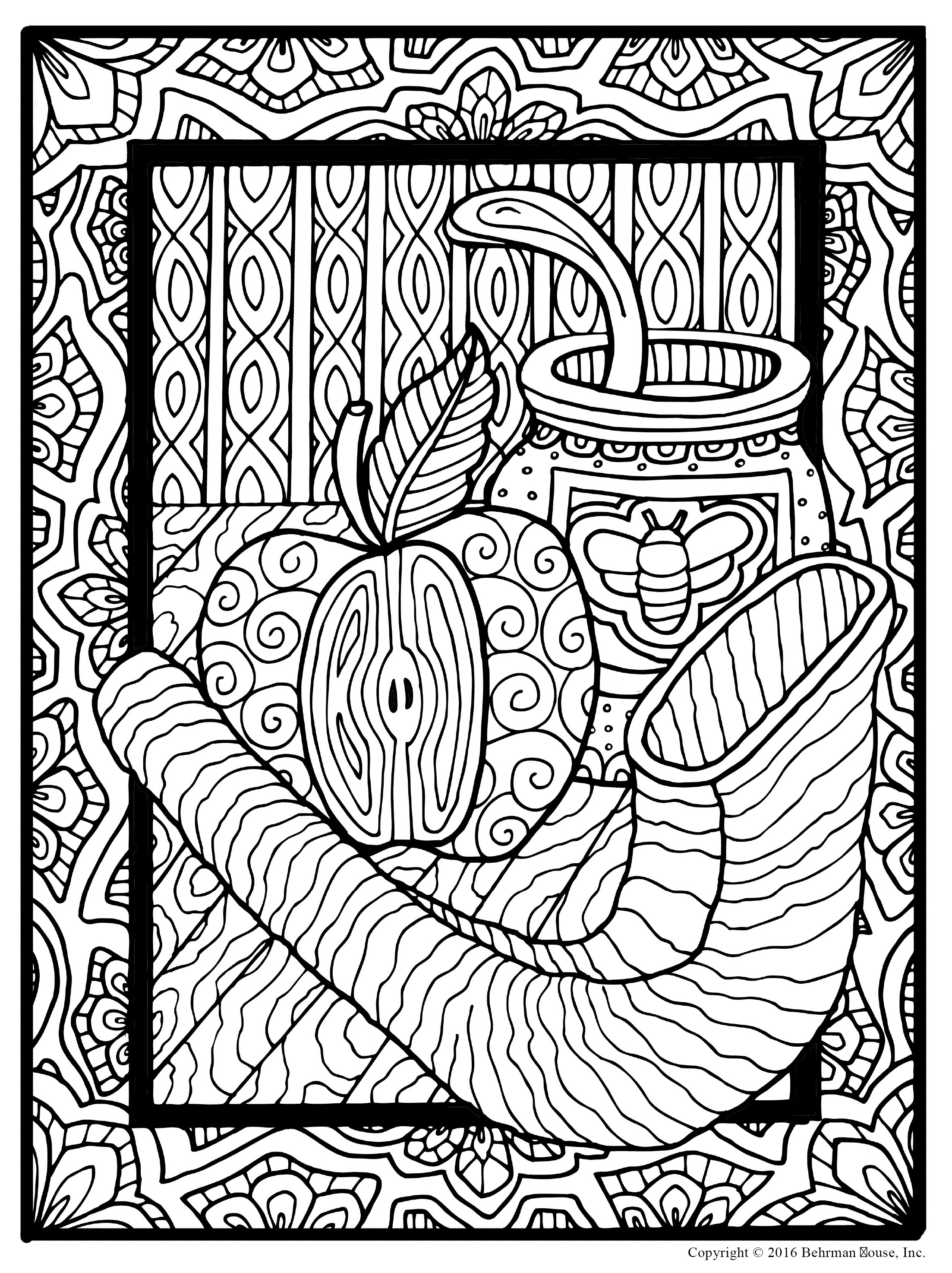 The Shalom Coloring Series Behrman House Publishing