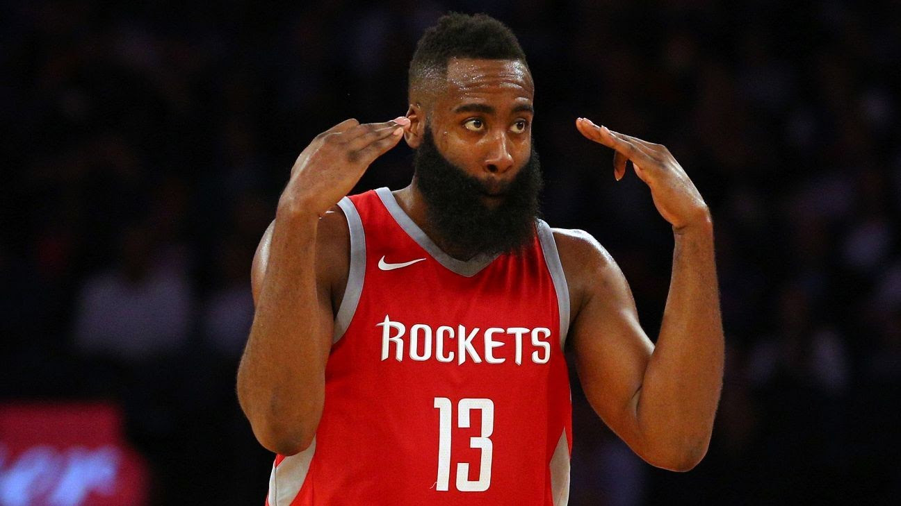 James Harden nets 50 points in consecutive games, but ...