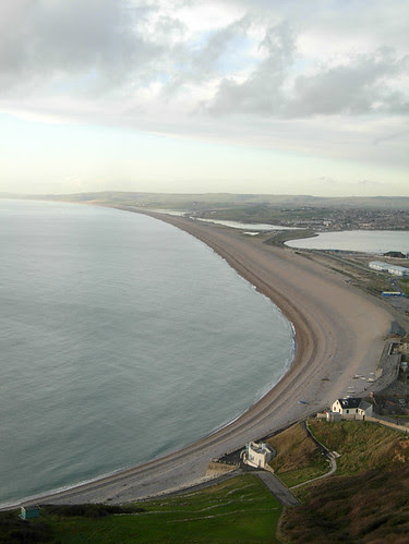Chesil beach, from above