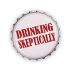 Drinking Skeptically Bottle
                          Cap Logo
