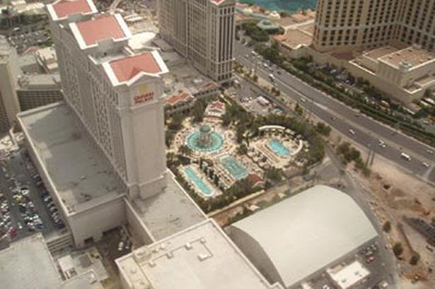 Noel Rouston, of the Star pub, Middlesbrough took this picture of Caesars Palace in Las Vegas during a helicopter ride over the Grand Canyon