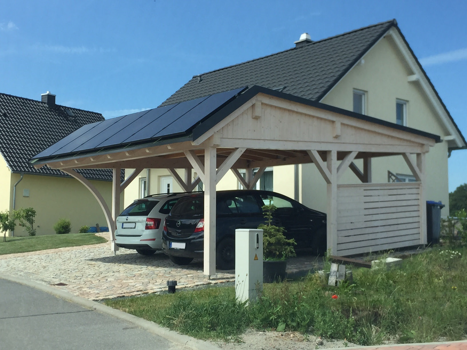 Pultdachcarports