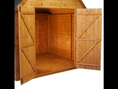 How To Build Shed Door - YouTube