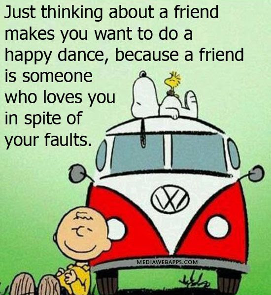 charles schultz quotes | Displaying (19) Gallery Images For Thinking About You Friend Quotes...