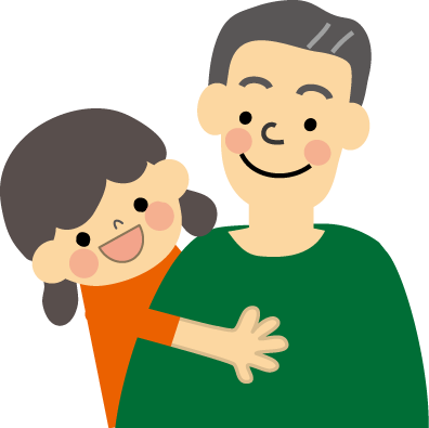 父と子どものイラスト 無料イラスト フリー素材2