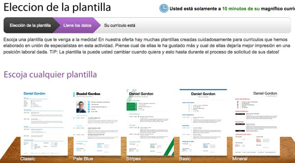 Hacer curriculum vitae online gratis pdf