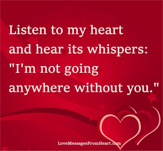 Listen To My Heart Love Messages From The Heart