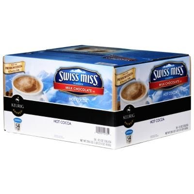 Swiss Miss Milk Chocolate K-Cups for Keurig Brewers (54 Count)