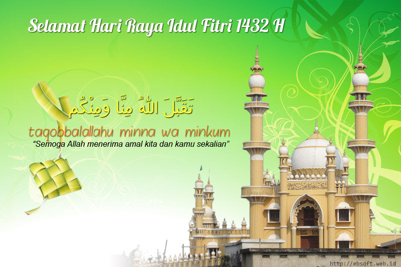 Koleksi Kartu ucapan Selamat Idul Fitri (Lebaran) 1432 H 