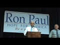 Ron Paul Bashes the New World Order at Rally in Nashville TN