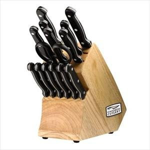 Brand-New Chicago Cutlery Essentials 15pc Set Professional High-Carbon Stainless Steel Blades
