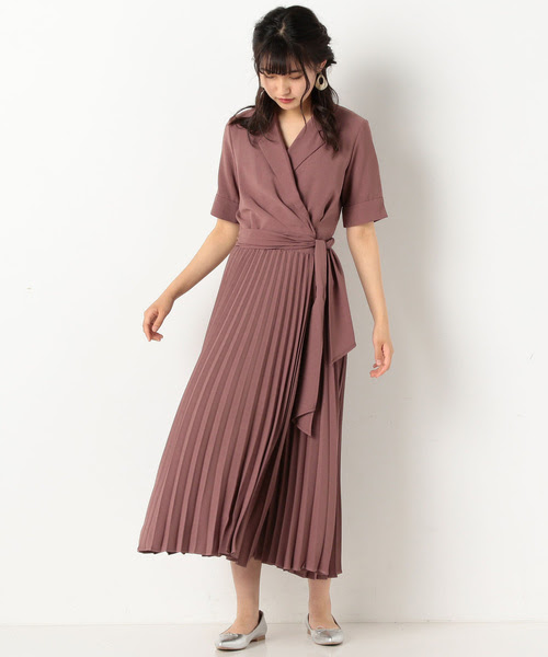 カシュクールプリーツワンピース ワンピース Archives アルシーヴ のファッション セール
