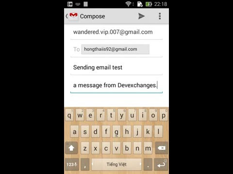 Android Basic Training Course: Sending Email with Intent