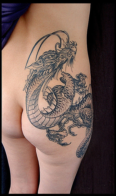 大阪 タトゥー 刺青 女性刺青 龍 タトゥー Tattooスタジオ 写真共有サイト フォト蔵