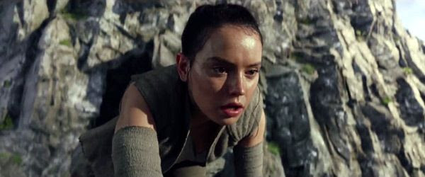 Rey (Daisy Ridley) begins her Jedi training in STAR WARS: THE LAST JEDI.