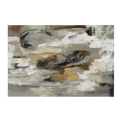 Neutral Abstract Gray Print | Silvia Vassileva Acrylic Print