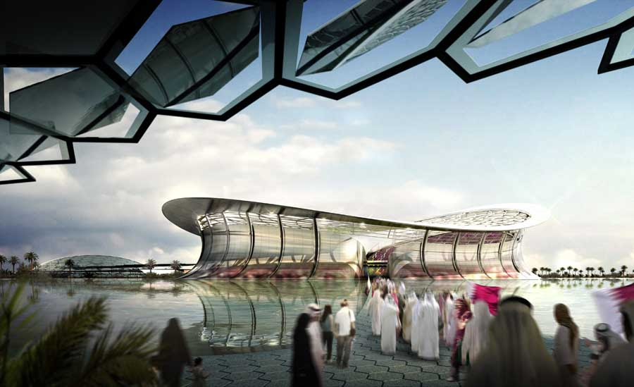 Lusail Iconic Stadium FIFA World Cup Qatar earchitect