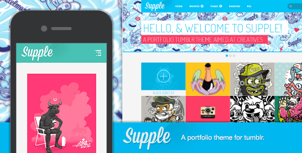 Supple - A Portfolio Theme for Tumblr 