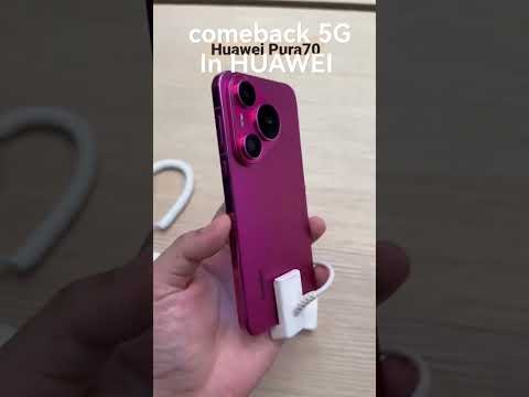 Comeback 5G In HUAWEI pure 70