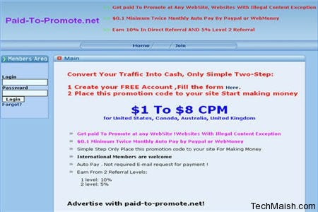 Paid To Promote 40 High Paying CPM Advertising Networks to Make Money in 2011