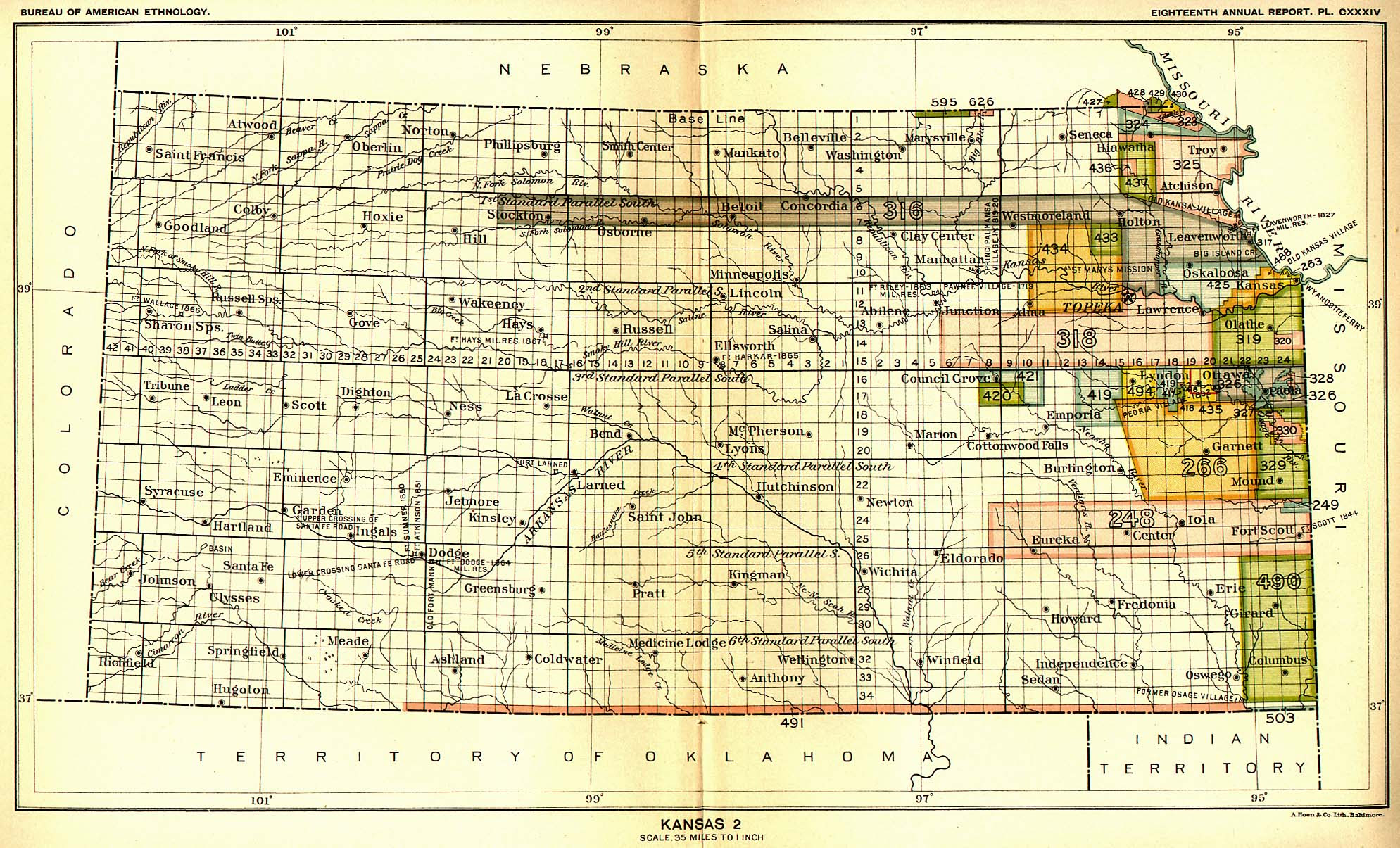 Indian Land Cessions Maps And Treaties In Arkansas Indian