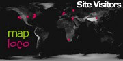 Locations of Site Visitors