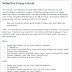 Self Reflection Paper Outline : Academic self reflection essay high school - The outline is the thing every scholar should begin the writing of a research paper.