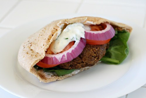 Lentil-Walnut Burger
