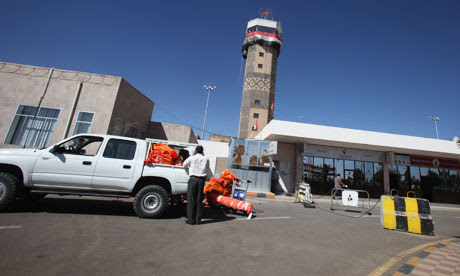 Workers at Yemen's Sana'a International airport