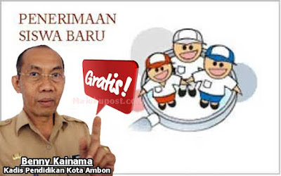 Ambon, Malukupost.com - Dinas Pendidikan Kota Ambon melarang sekolah memungut biaya penerimaan peserta didik baru atau siswa baru. Kepala Dinas Pendidikan Kota Ambon Benny Kainama, Rabu (14/6), menyatakan, pihak sekolah tidak dibenarkan untuk memungut biaya apapun saat penerimaan siswa baru karena Penerimaan Peserta Didik Baru (PPDB) tidak dipungut biaya.