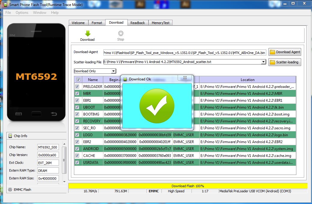 Walton Primo V1 4.4.2 Firmware &amp; Flashtool (Final Version)