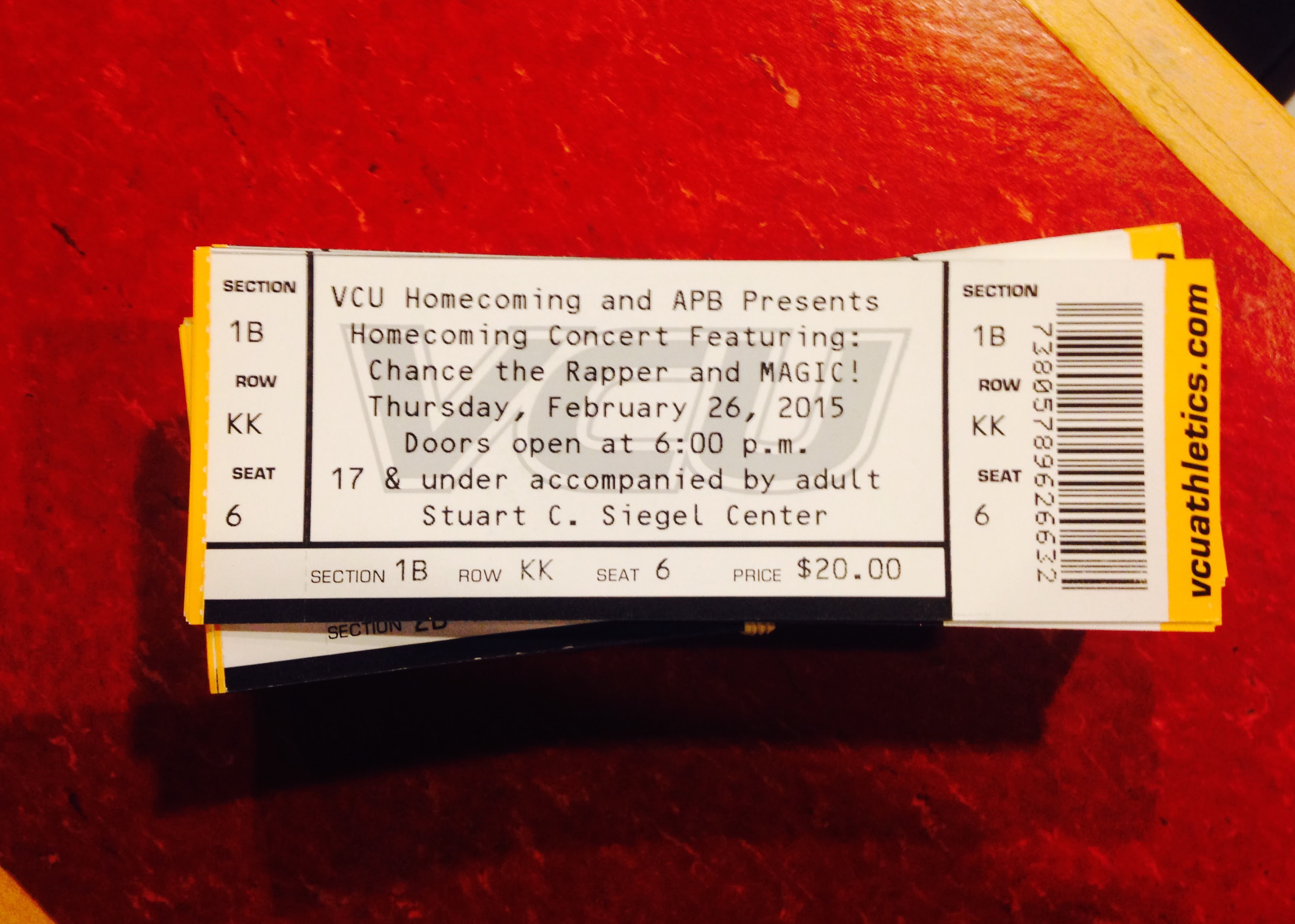 chance the rapper concert tickets