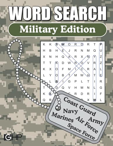 Word Search – Military Edition: Large Print Word Find Puzzles For Adults