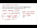 Linear Inequalities Word Problems Worksheet