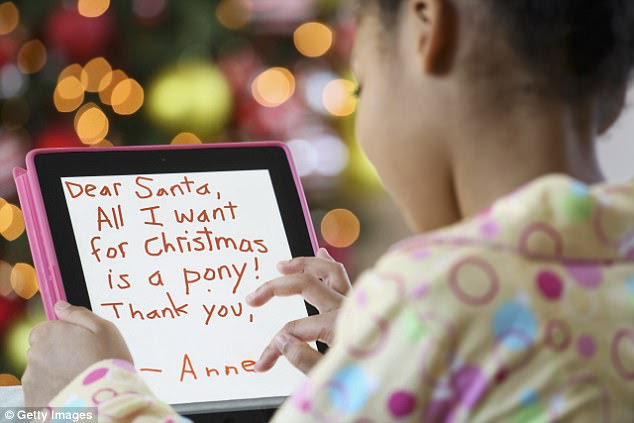 Three long-serving Santas told the Mail about some of the eye-watering demands modern children make on them. They were left spluttering into their white beards by the unflinching requests for tablets, smartphones and laptops